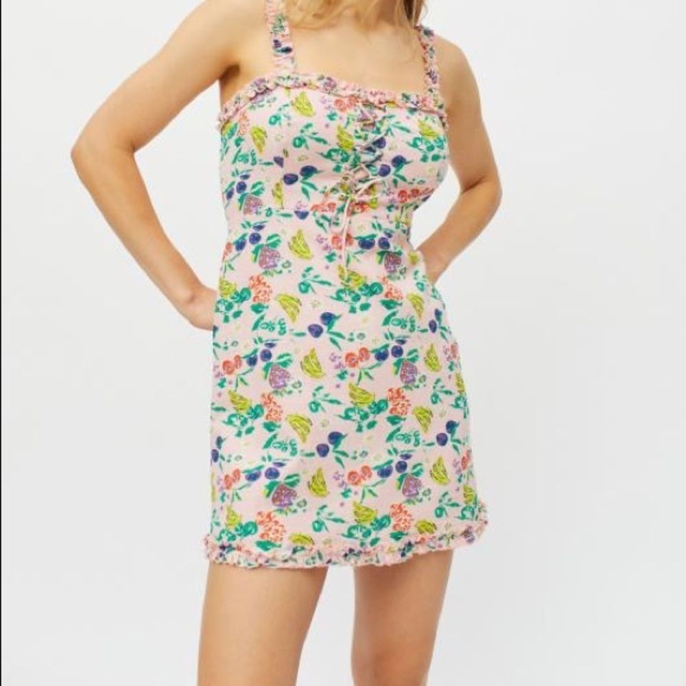 UO Robin Lace Up Mini Dress🌸🌺🌼